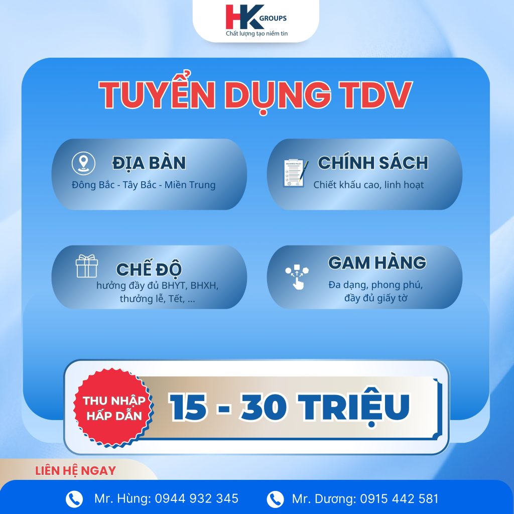 Tuyển dụng Trình Dược viên – Cộng tác viên Kênh OTC