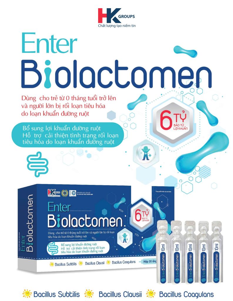 Men tiêu hóa Enter Biolactomen